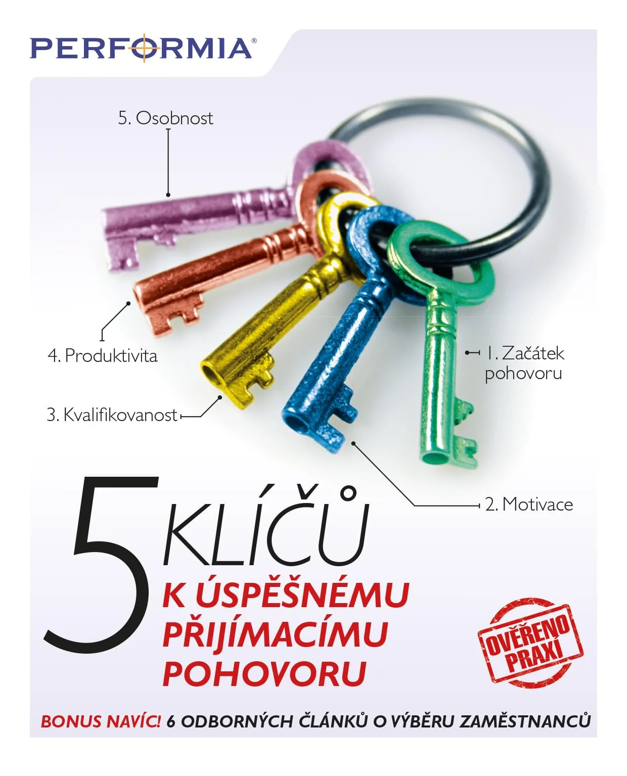 BROŽURA: 5 klíčů k úspěšnému přijímacímu pohovoru