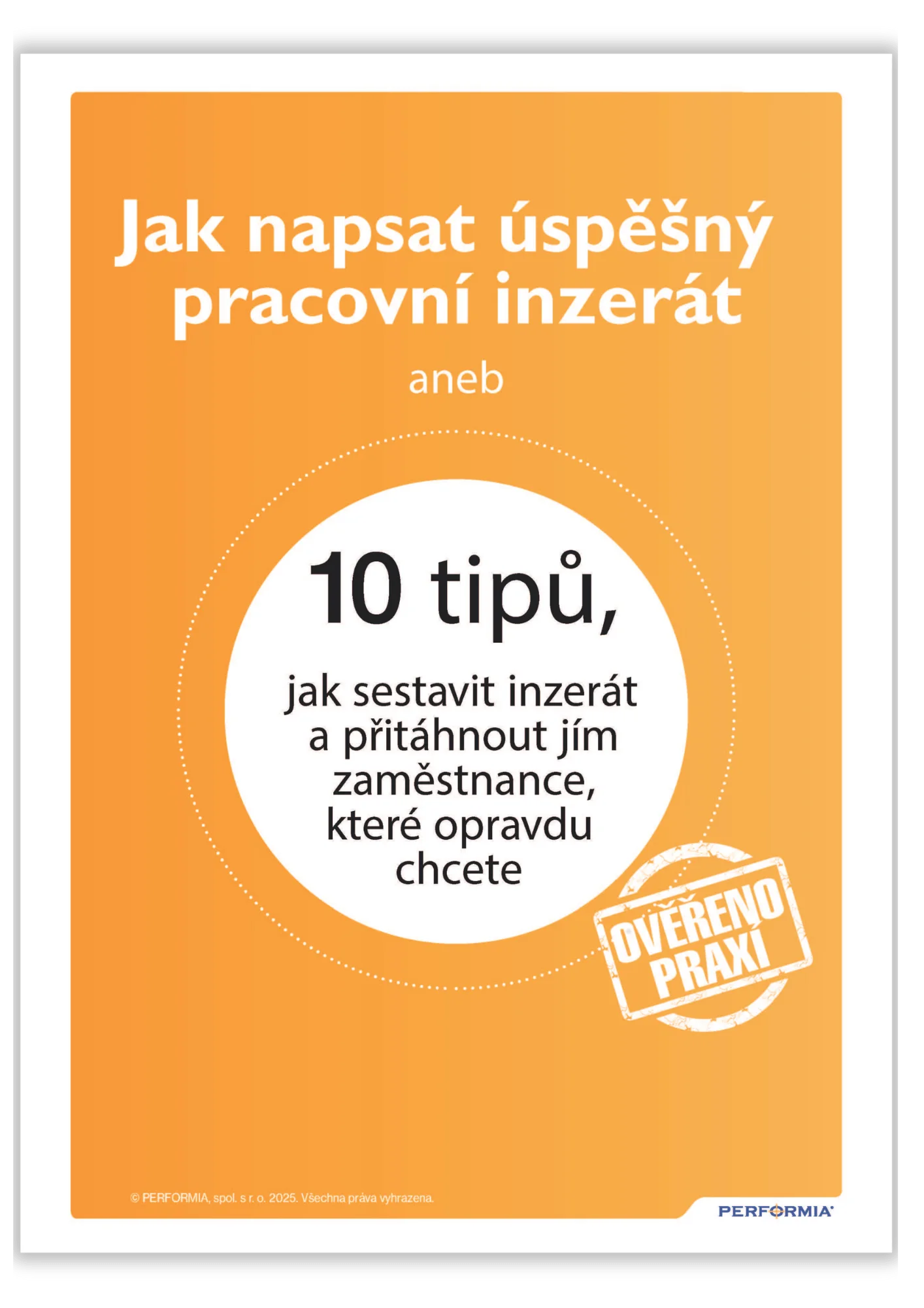 Jak napsat úspěšný pracovní inzerát