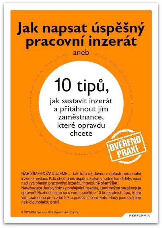 Performia-ebook jak napsat úspěšný pracovní inzerát